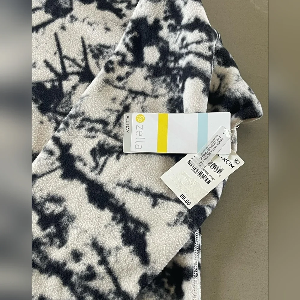 Nwt zella all day fleece tie dye pullover hoodie sweatshirt size medium - Picture 4 of 4